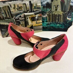 El Naturalista Colibri Leather Pumps N475 40 9 9.5 Pink and Açaí